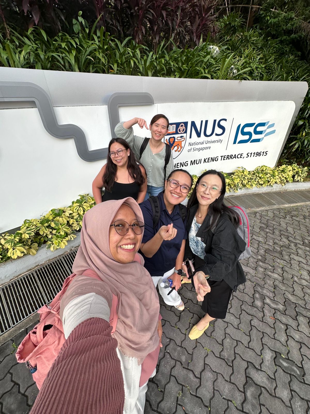 Lynda Serena and team at NUS ISS Singapore